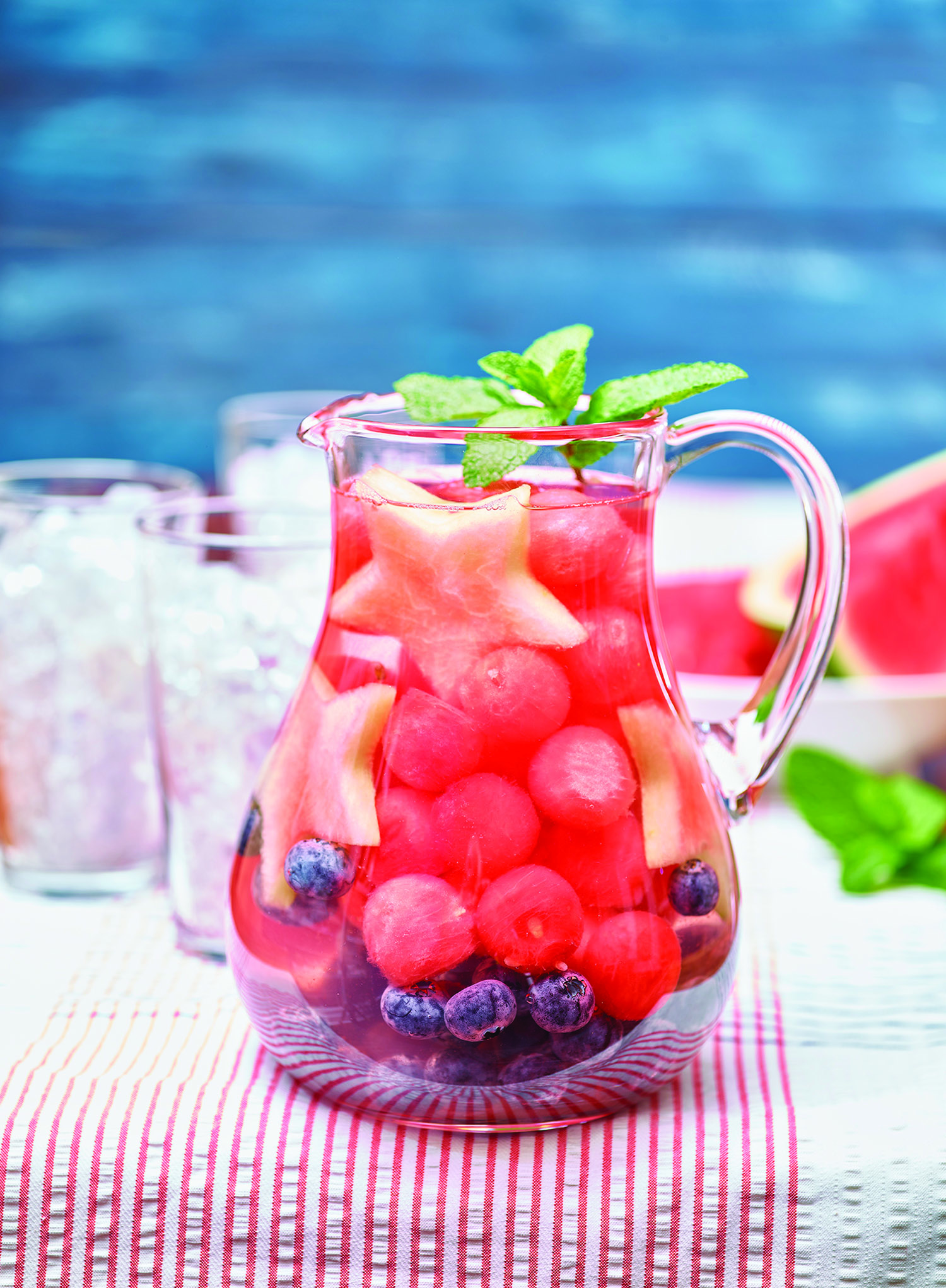 red, white and blue recipe