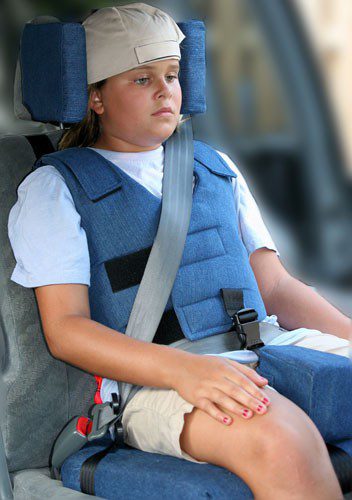 Specialty boosters may be an option for your child with special needs.