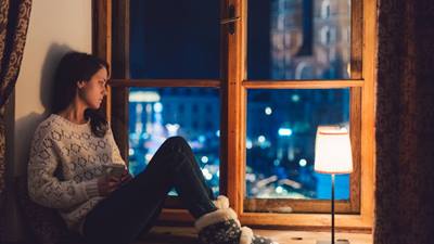 Holiday blues can lead to depression.