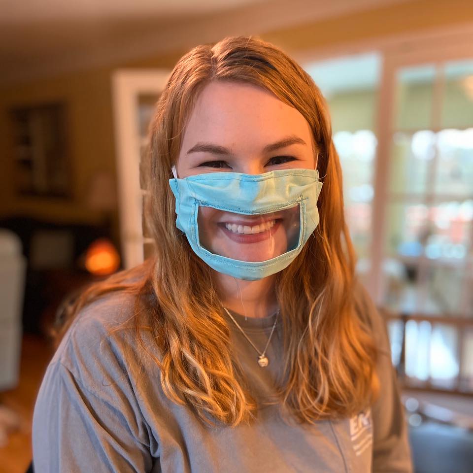 Ashley Lawrence developed this innovative DIY mask option to empower the disability community. 