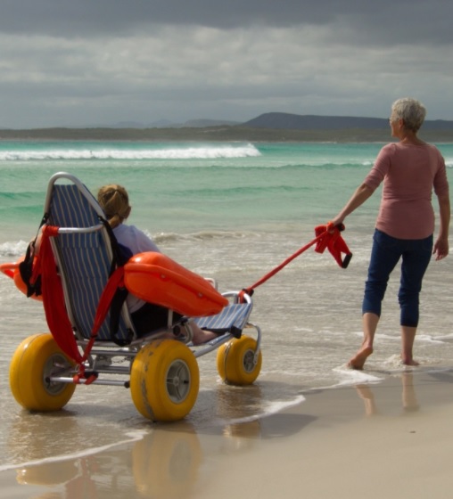 Airbnb features accessible beach fun and other accessible experiences.