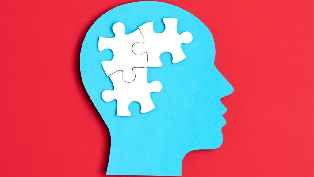 image of puzzle pieces of a brain