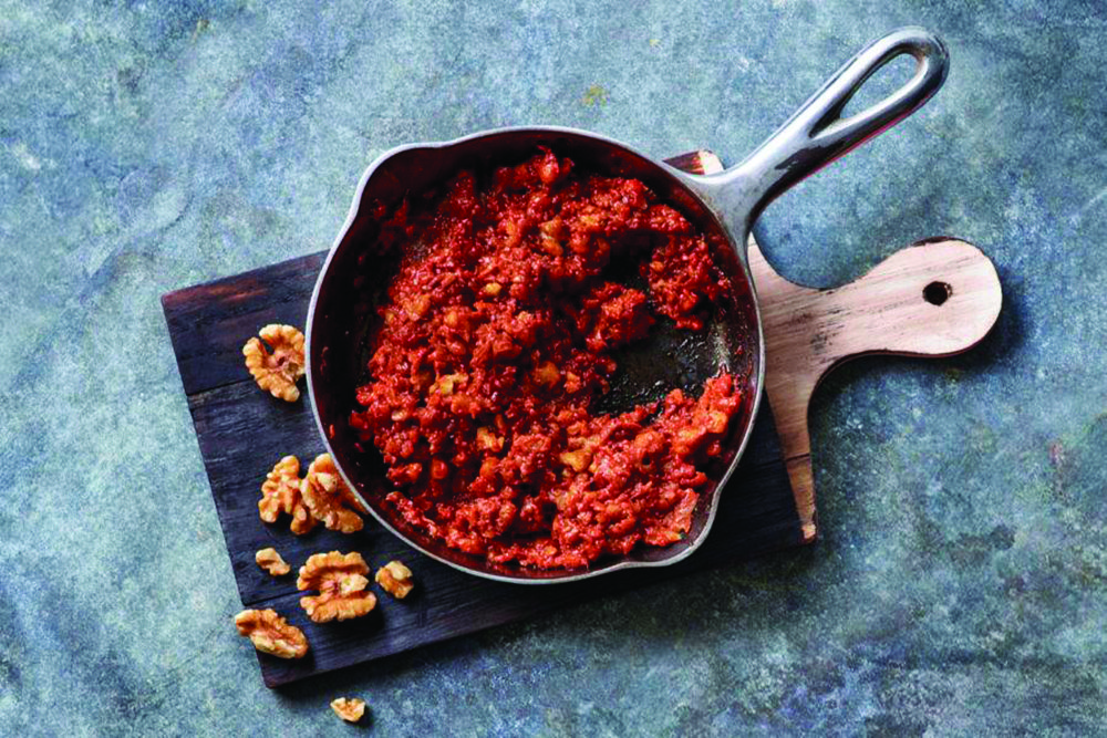 Walnut cooked in skillet
