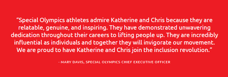 quote from special olympics staff member