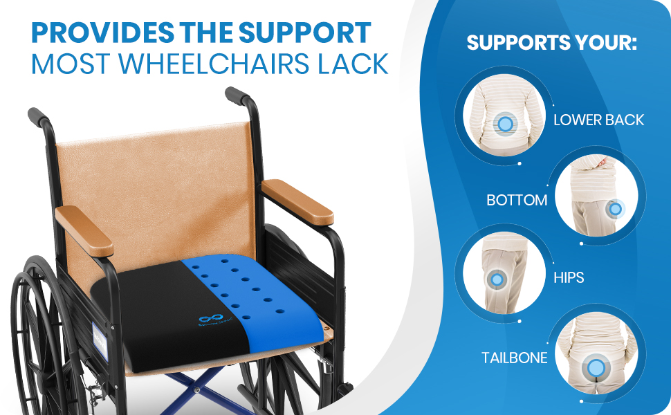 ventilated wheelchair seat cushion 