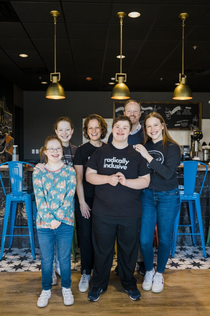 Every member of the Wright family is involved in Bitty & Beau's Coffee
