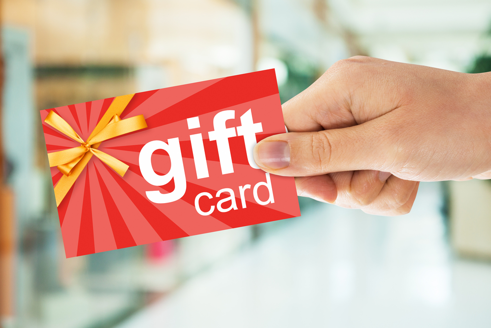 gifts for teachers, gift card