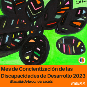 Spanish version of Developmental Disabilities Awareness Month logo