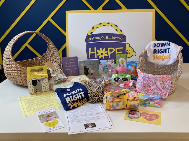 Brittany's Baskets of Hope is a Down syndrome nonprofit supporting expectant and newbie parents with resources. 